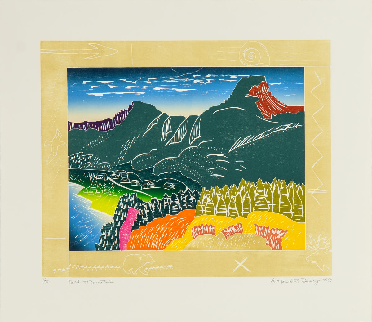 Anne Meredith Barry, Dark Mountain, 1999
