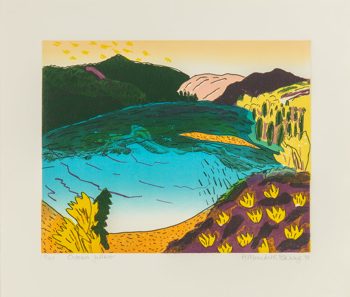 Anne Meredith Barry, October Yellow, 1993