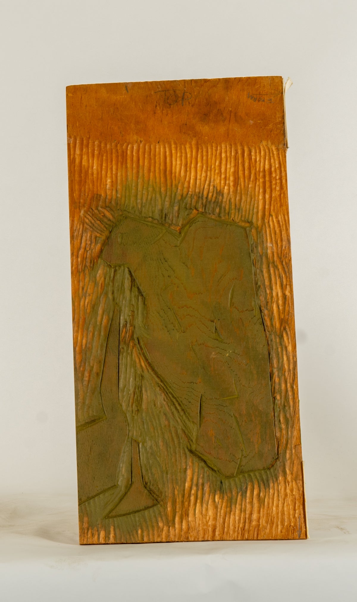 Alistair Bell, Tall Bird - Block, 1961. On reverse is Oryx block BELL-AA087.3.