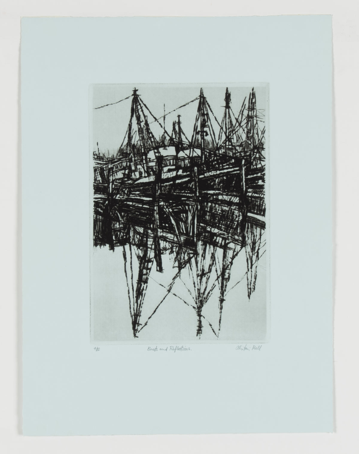 Alistair Bell, Boats and Reflections, 1993