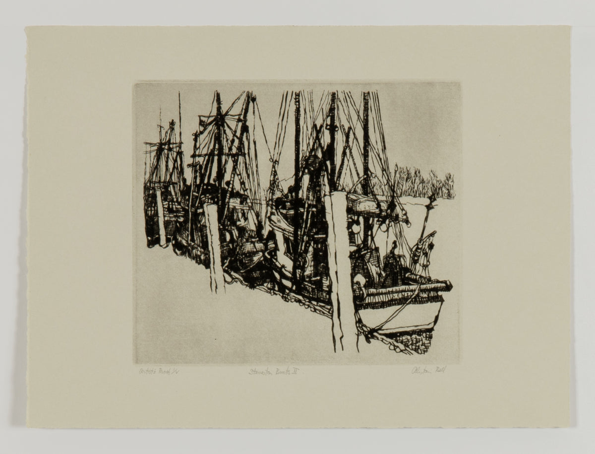 Alistair Bell, Steveston Boats II, 1984