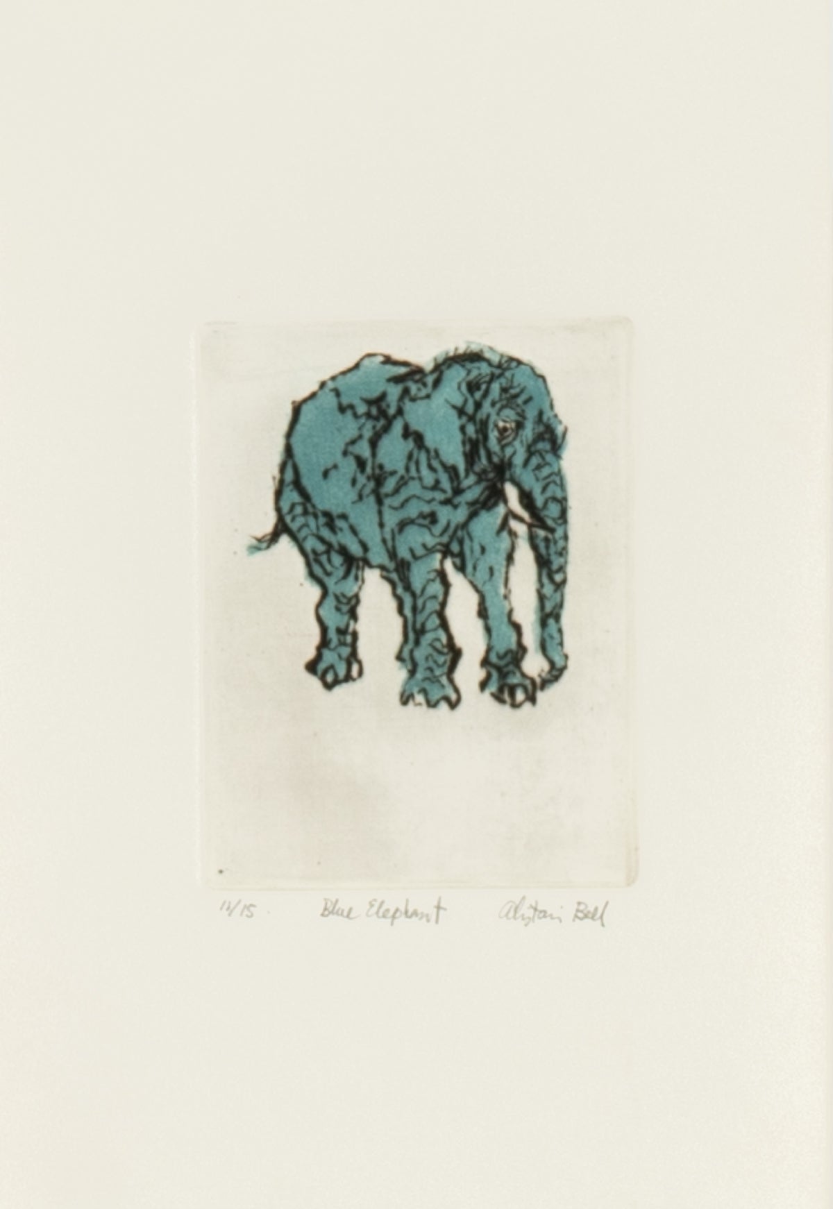 Alistair Bell, Blue Elephant, 1996