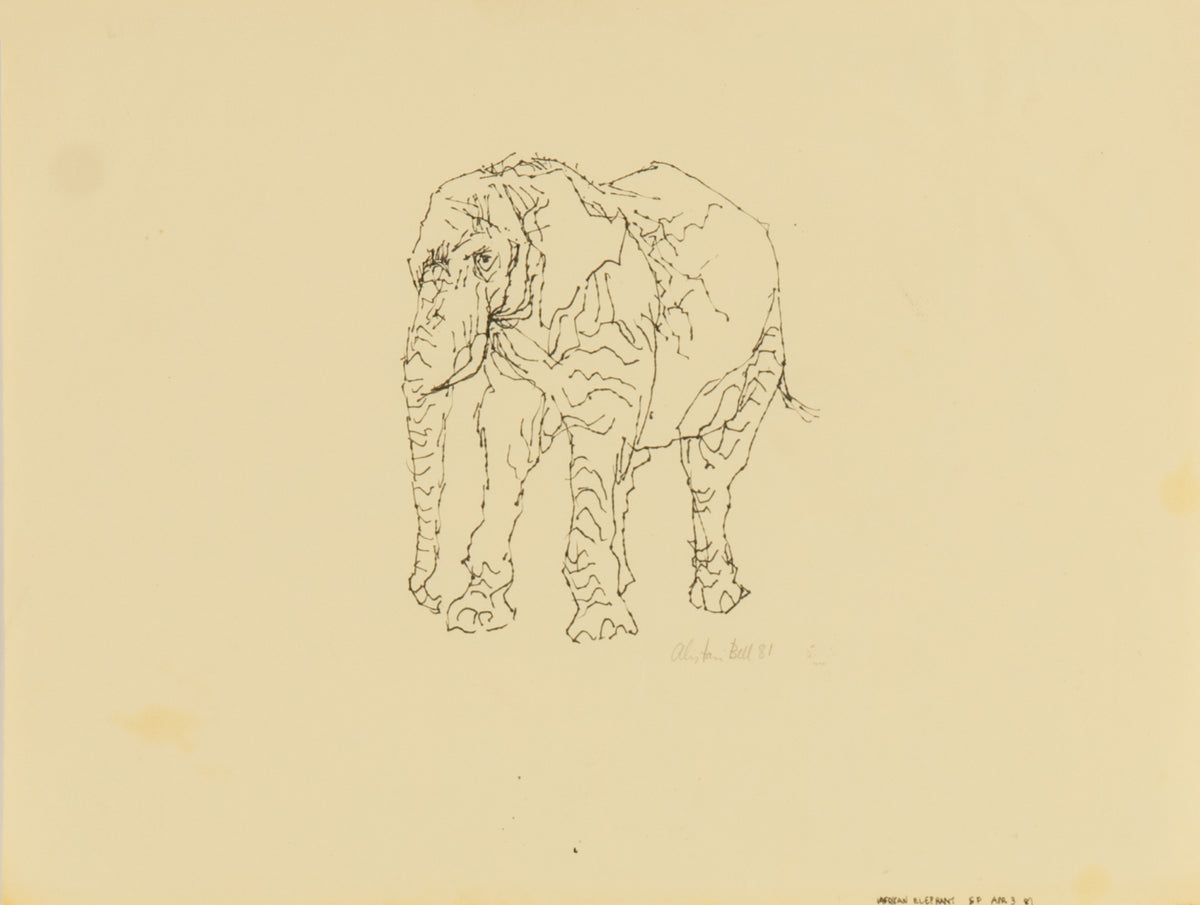 Alistair Bell, Indian Elephant, 1981