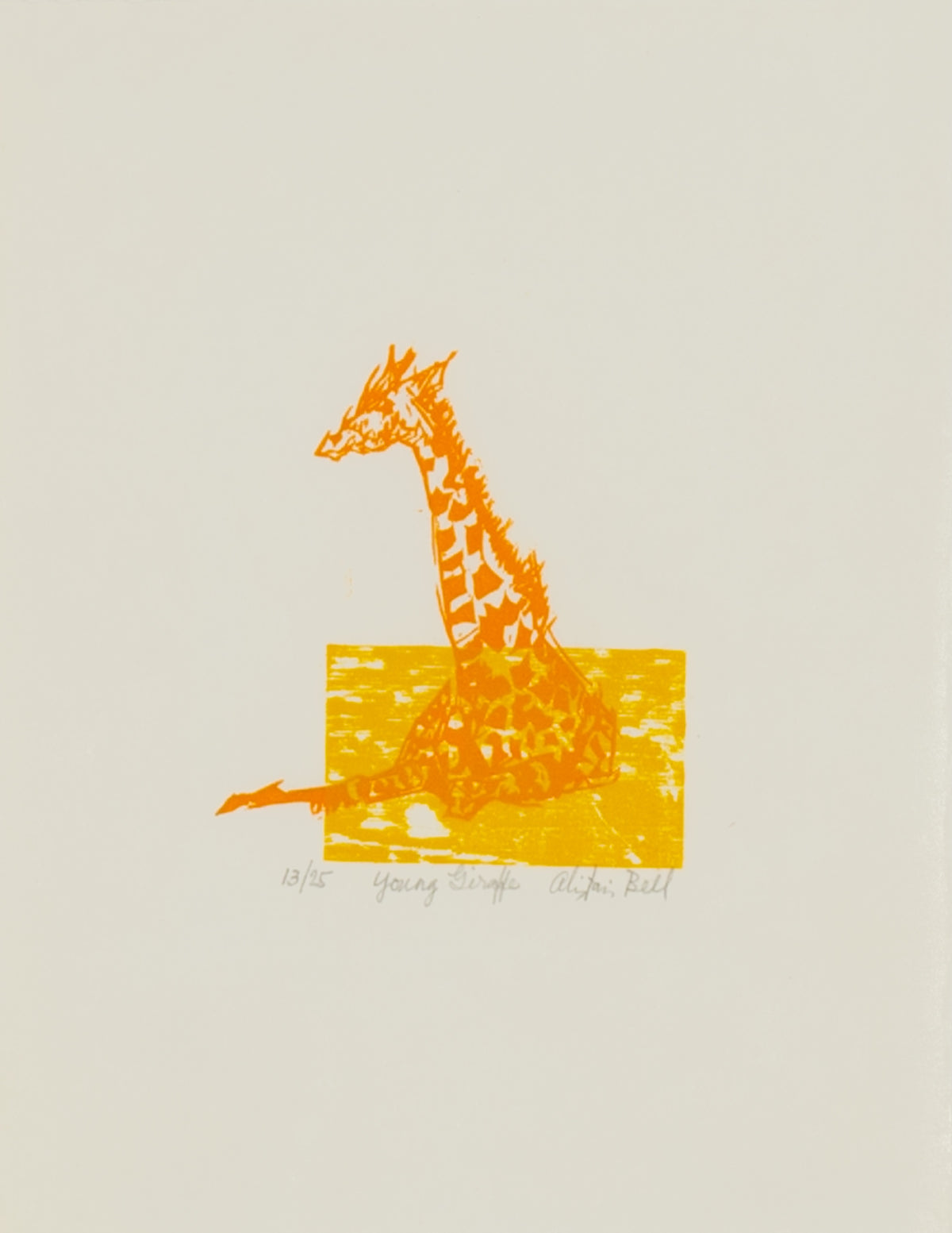 Alistair Bell, Young Giraffe, 1994