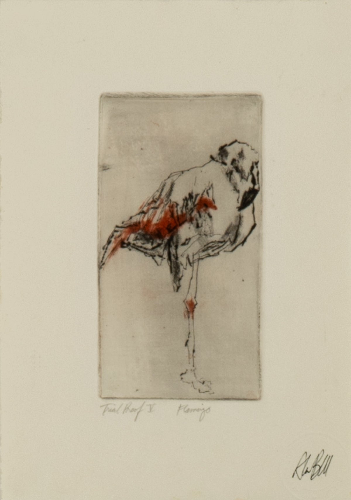Alistair Bell, Flamingo (Trial Proof V), 1997