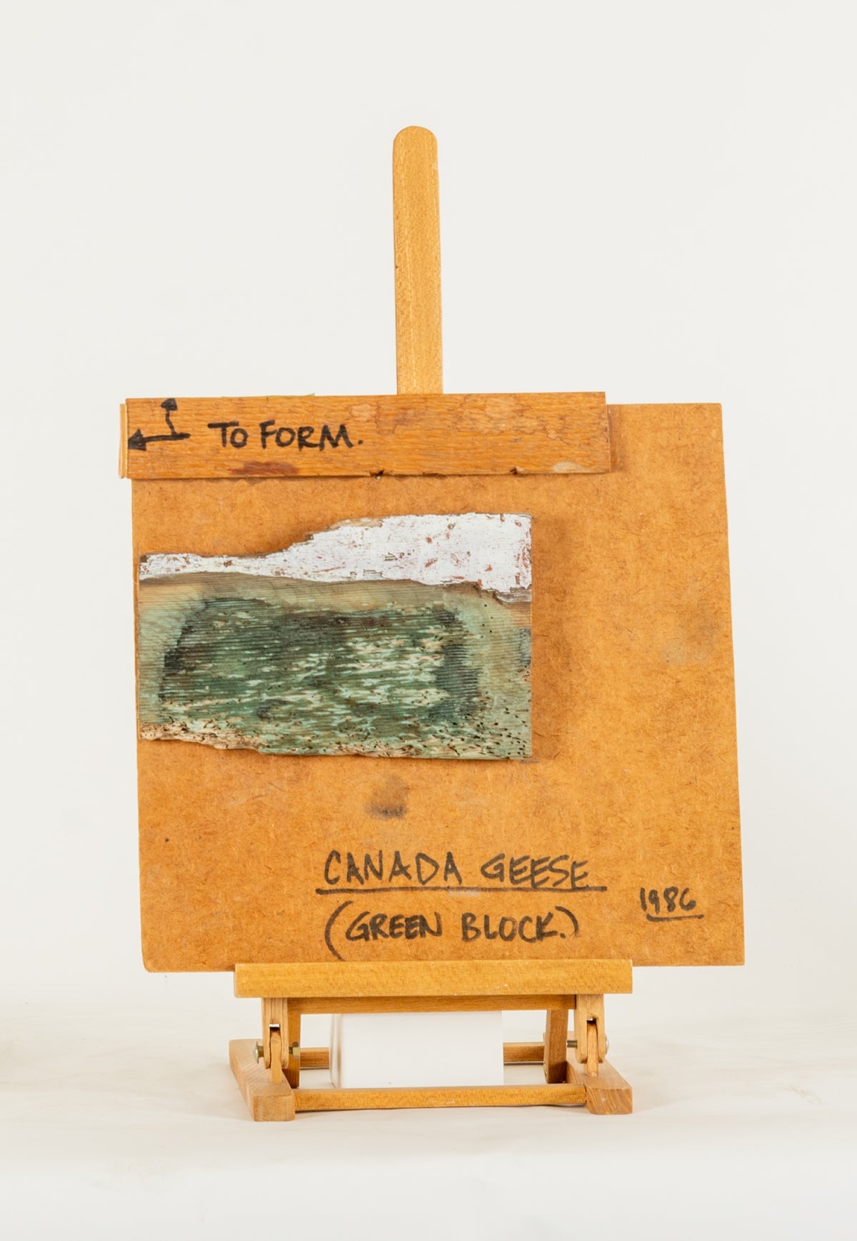 Alistair Bell, Canada Geese Block, 1987