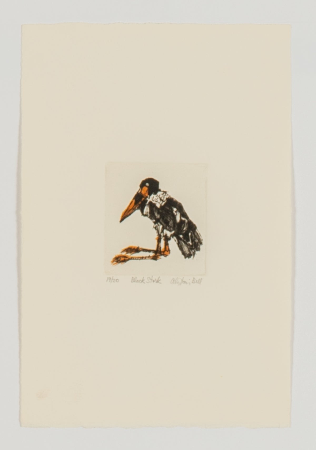 Alistair Bell, Black Stork, 1993