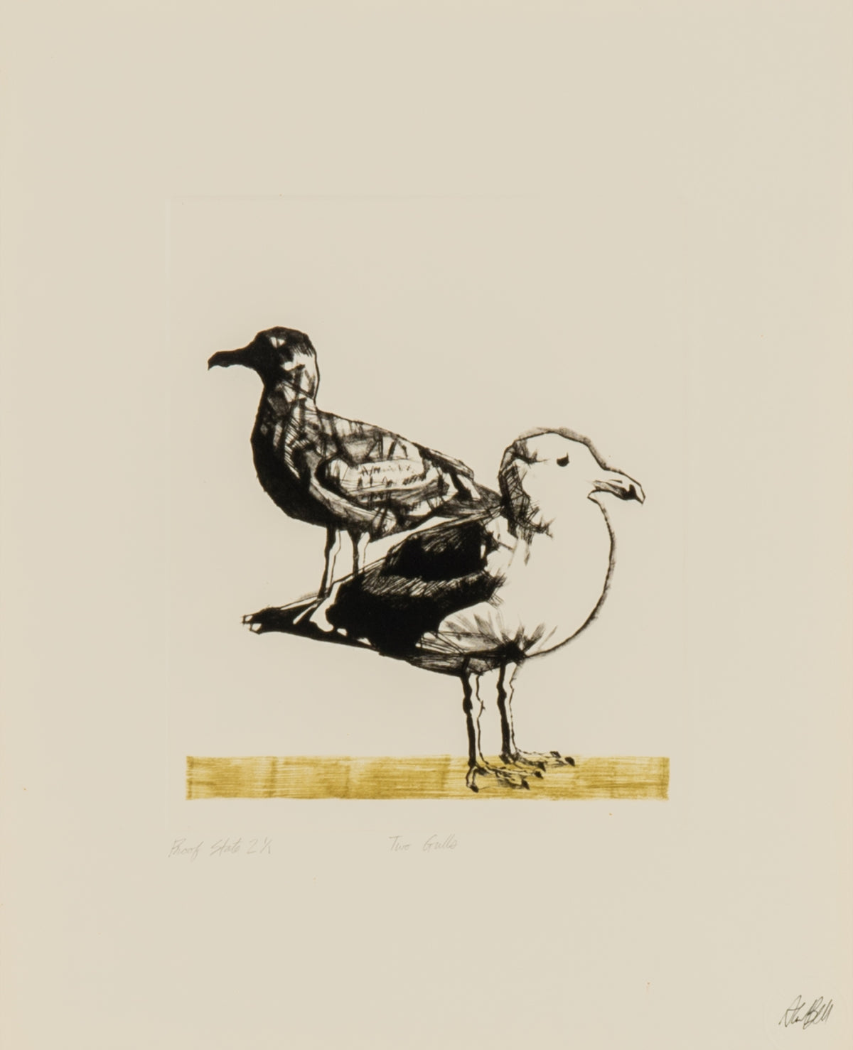 Alistair Bell, Two Gulls, 1992