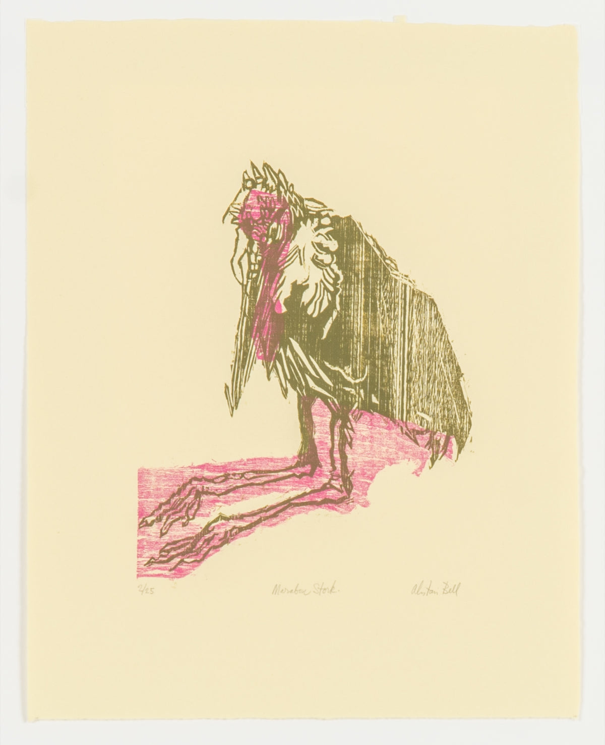 Alistair Bell, Marabou Stork, 1956