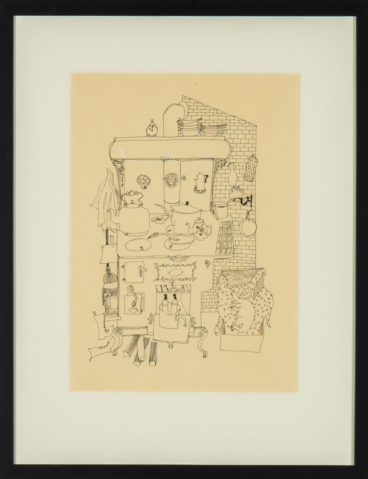 B.C. Binning, Cast Iron Stove, 1944.