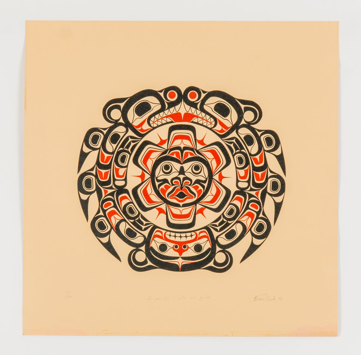 Beau Dick, Si-si-uth and Tli-sli-gi-la, 1976