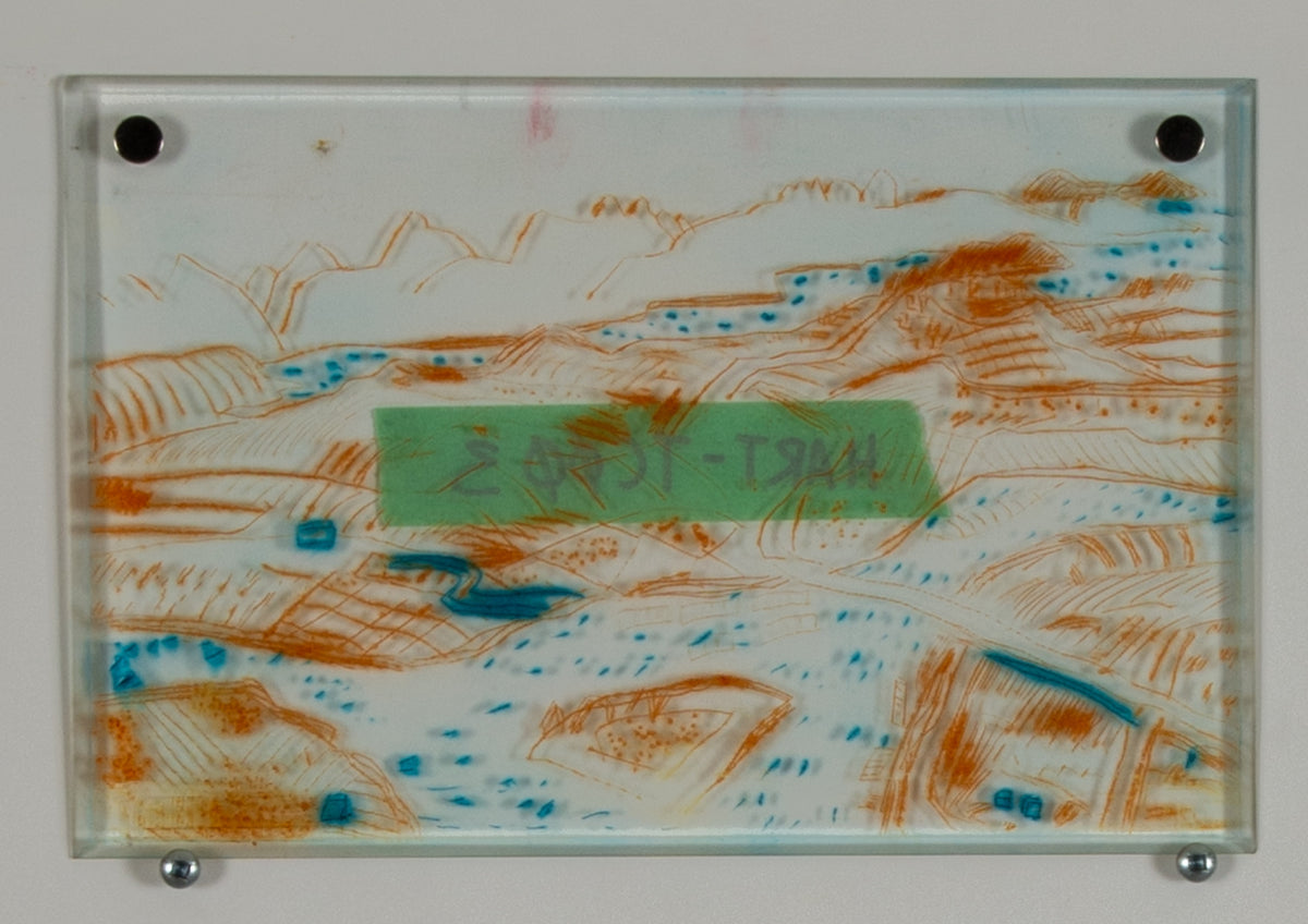 John Hartman, Vancouver - Etching Plate #1