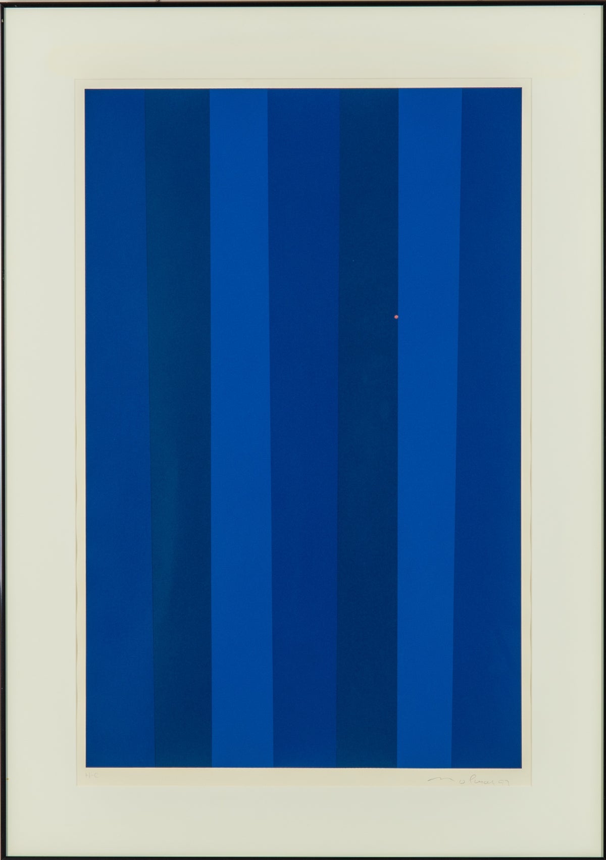 Guido Molinari, Blue Quantifier, 1992