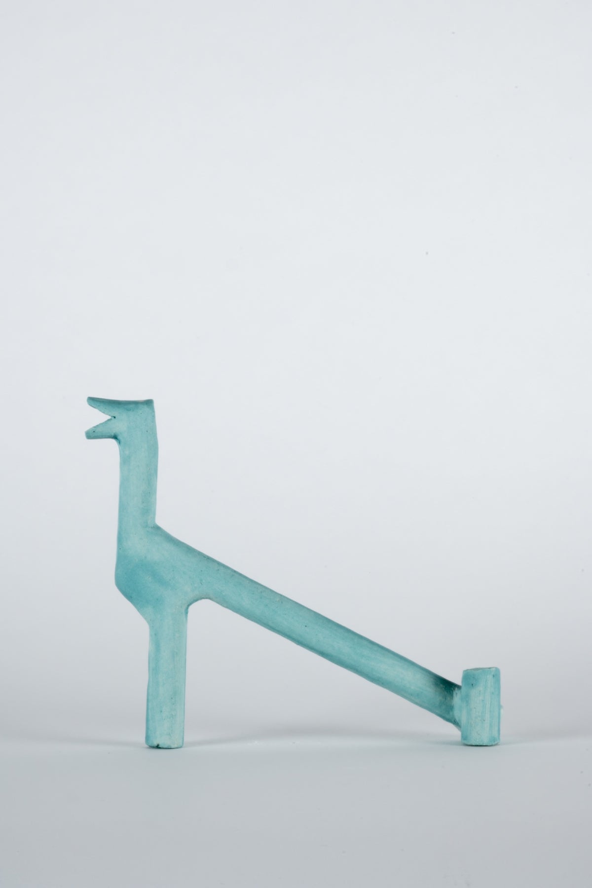 Parvin Peivandi, Utopian Rug, 2023. Ceramic figurative sculptures in soft green, yellow, pink and orange. View 19 of 24.