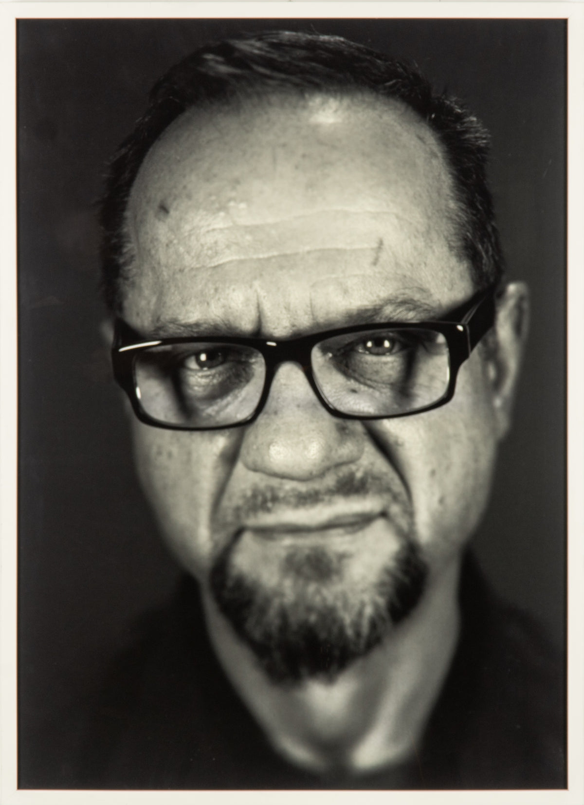 Victor John Penner, Attila Rick Lukacs, 2015. A black and white portrait of Attila Rick Lukacs.
