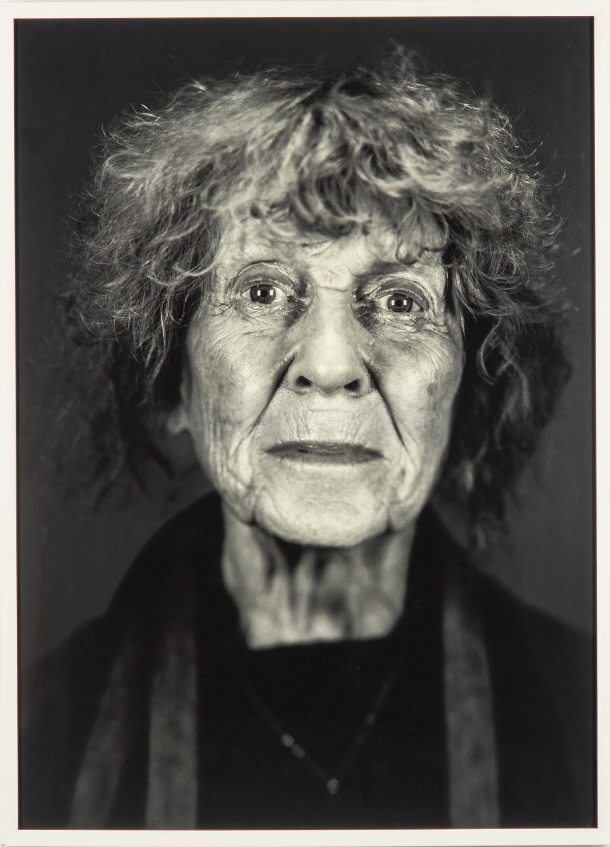 Victor John Penner, Ann Kipling, 2015. A black and white portrait of Ann Kipling.