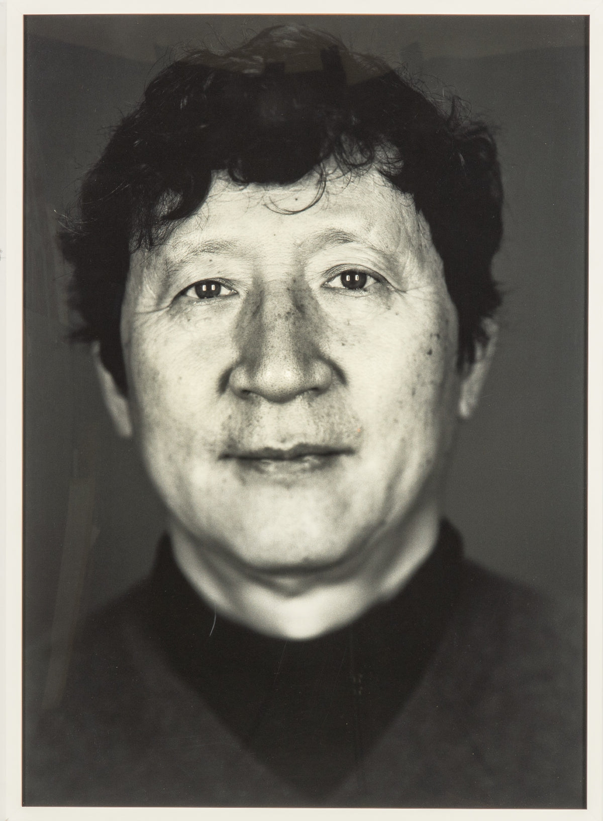 Victor John Penner, Gu Xiong, 2015. A black and white portrait of Gu Xiong.