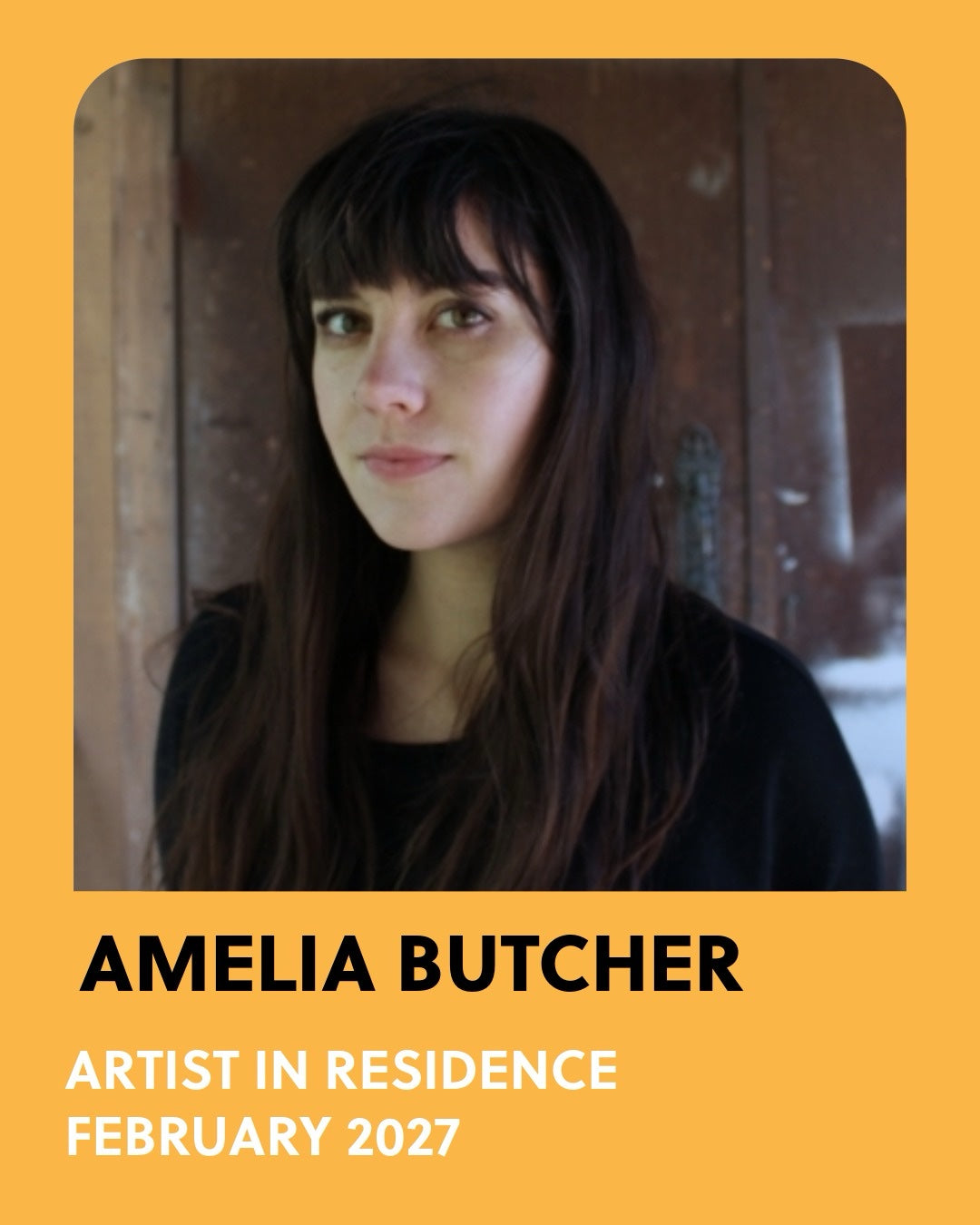 Amelia Butcher. Artist in residence, February 2027