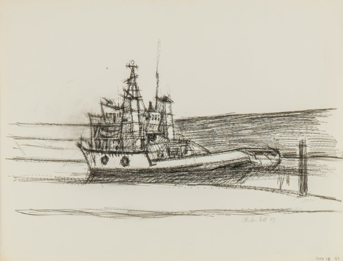 Alistair Bell, Untitled (Northern Deep Sea Tug, A), 1987
