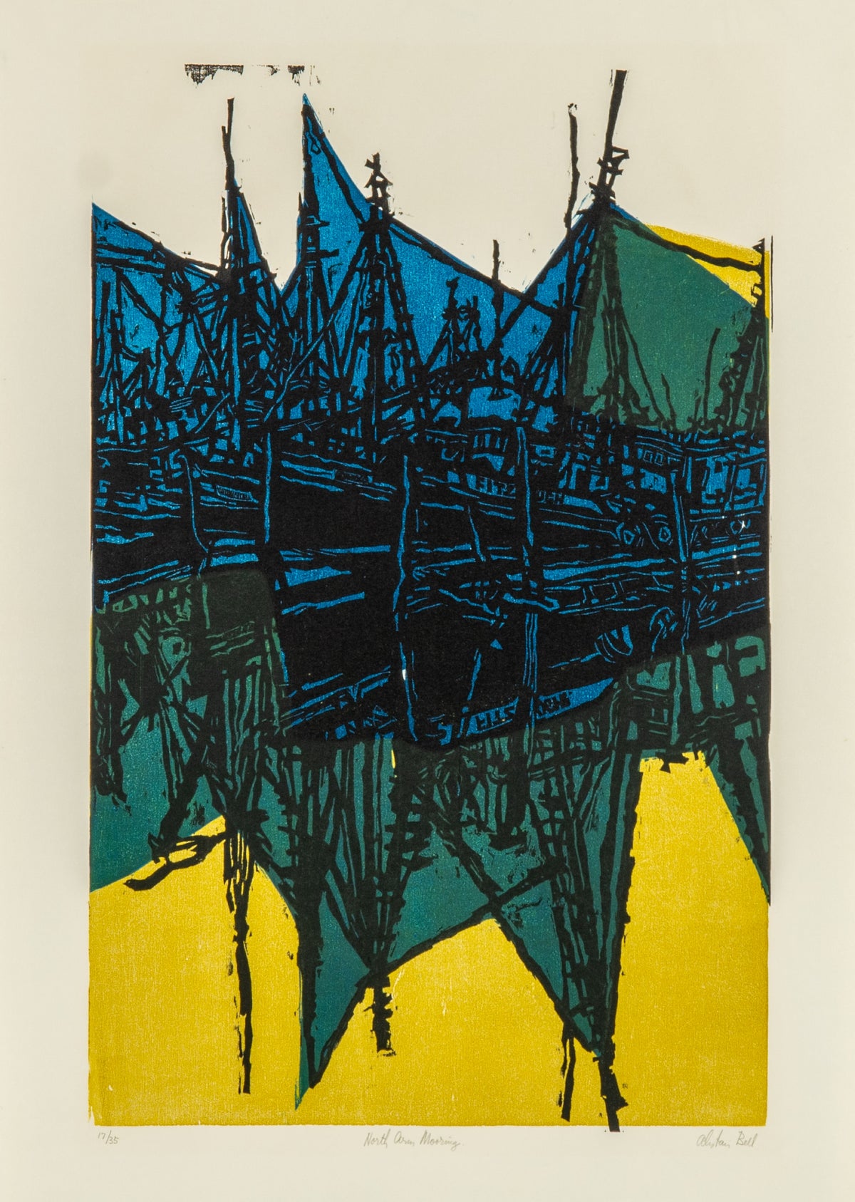 Alistair Bell, North Arm Mooring, 1973
