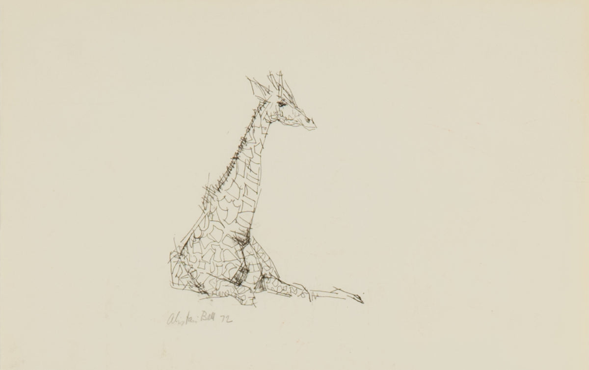 Alistair Bell, Untitled (Young Giraffe), 1972
