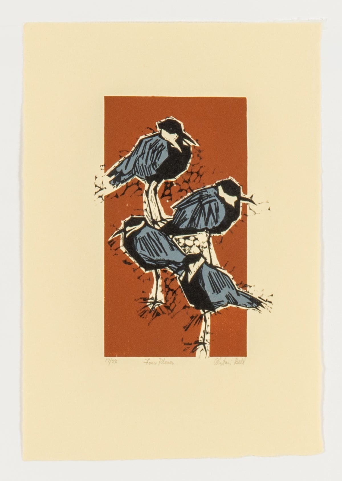 Alistair Bell, Four Plovers, 1977