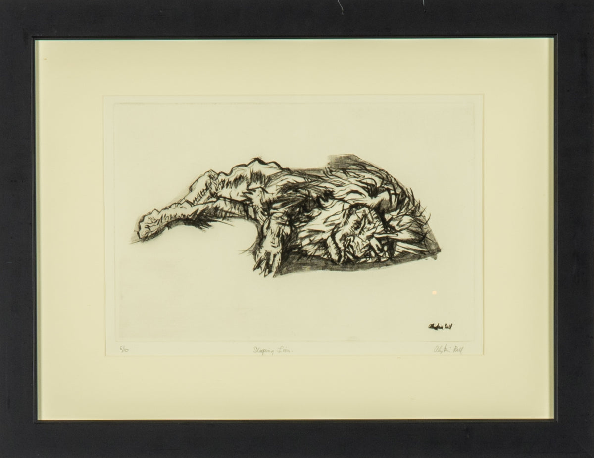 Alistair Bell, Sleeping Lion, 1989