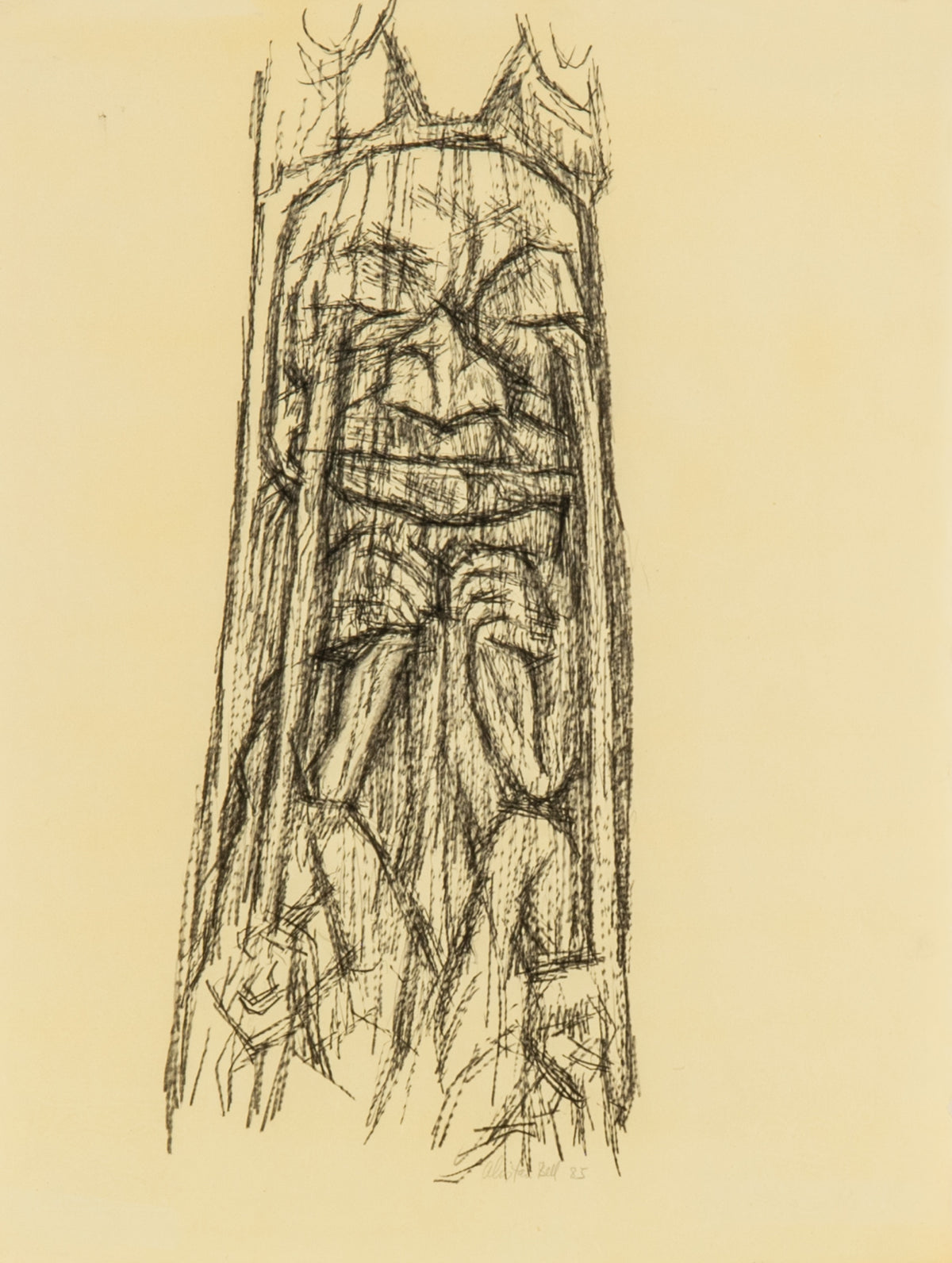 Alistair Bell, Untitled (Haida Totem), 1985
