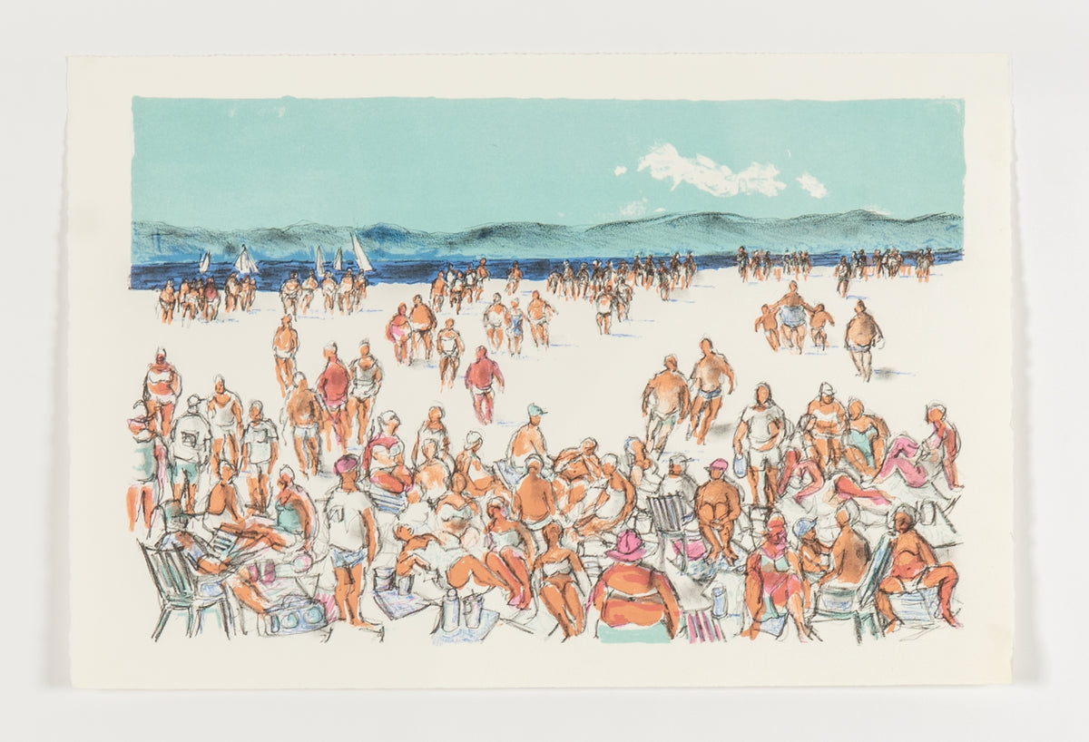 Molly Lamb Bobak, Beach [Working Copy], 1993