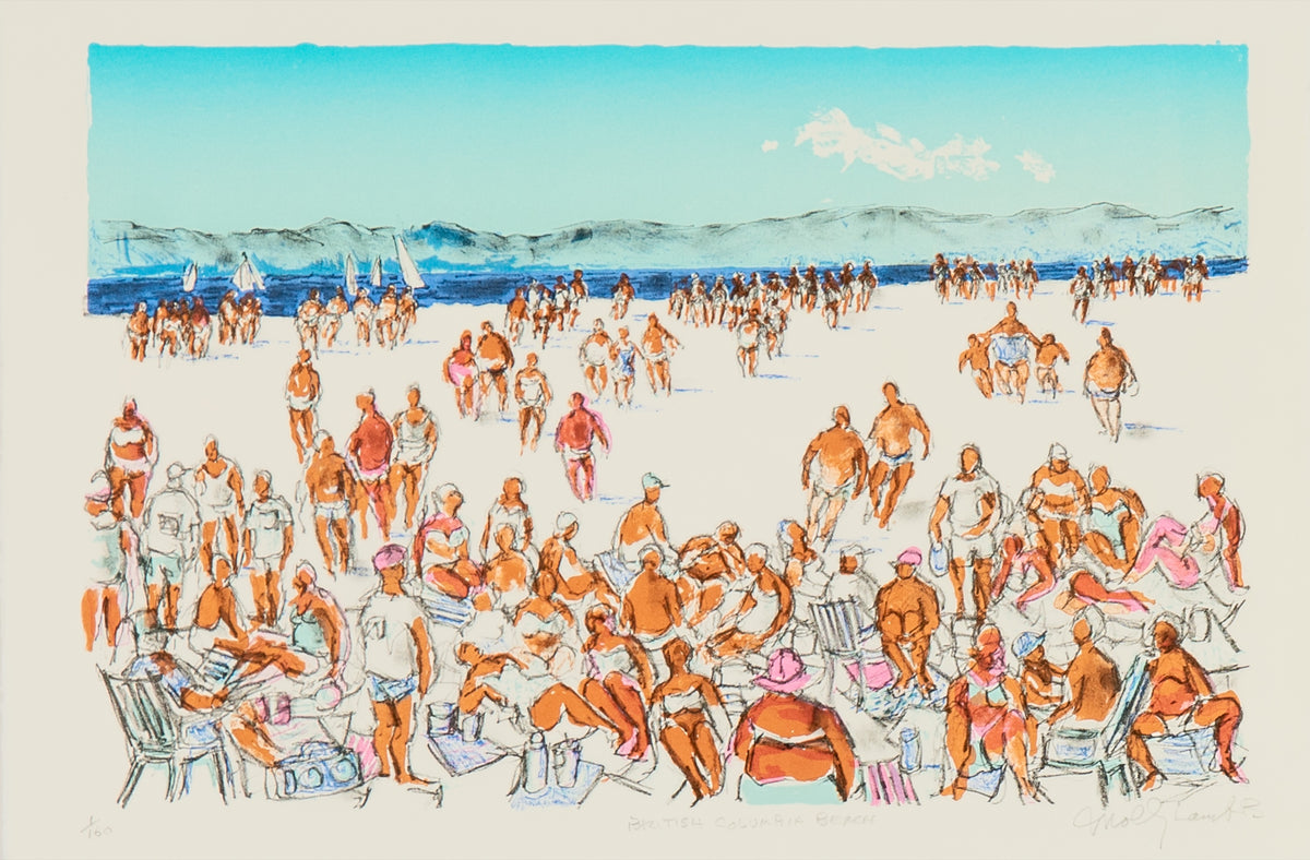 Molly Lamb Bobak, British Columbia Beach, 1993
