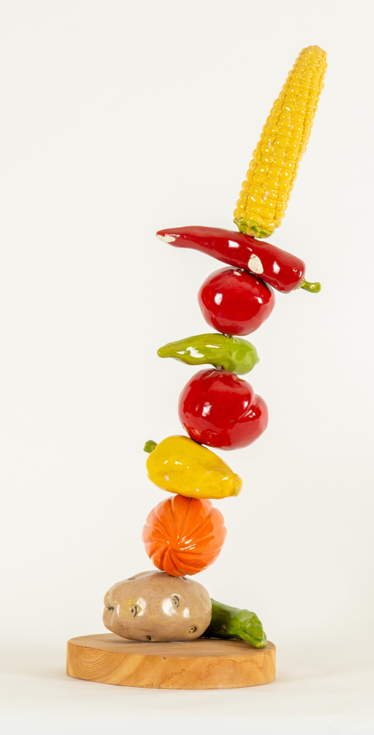 Victor Cicansky, Vegetable Tower [Workshop Demo], 2015 View 1 of 2.