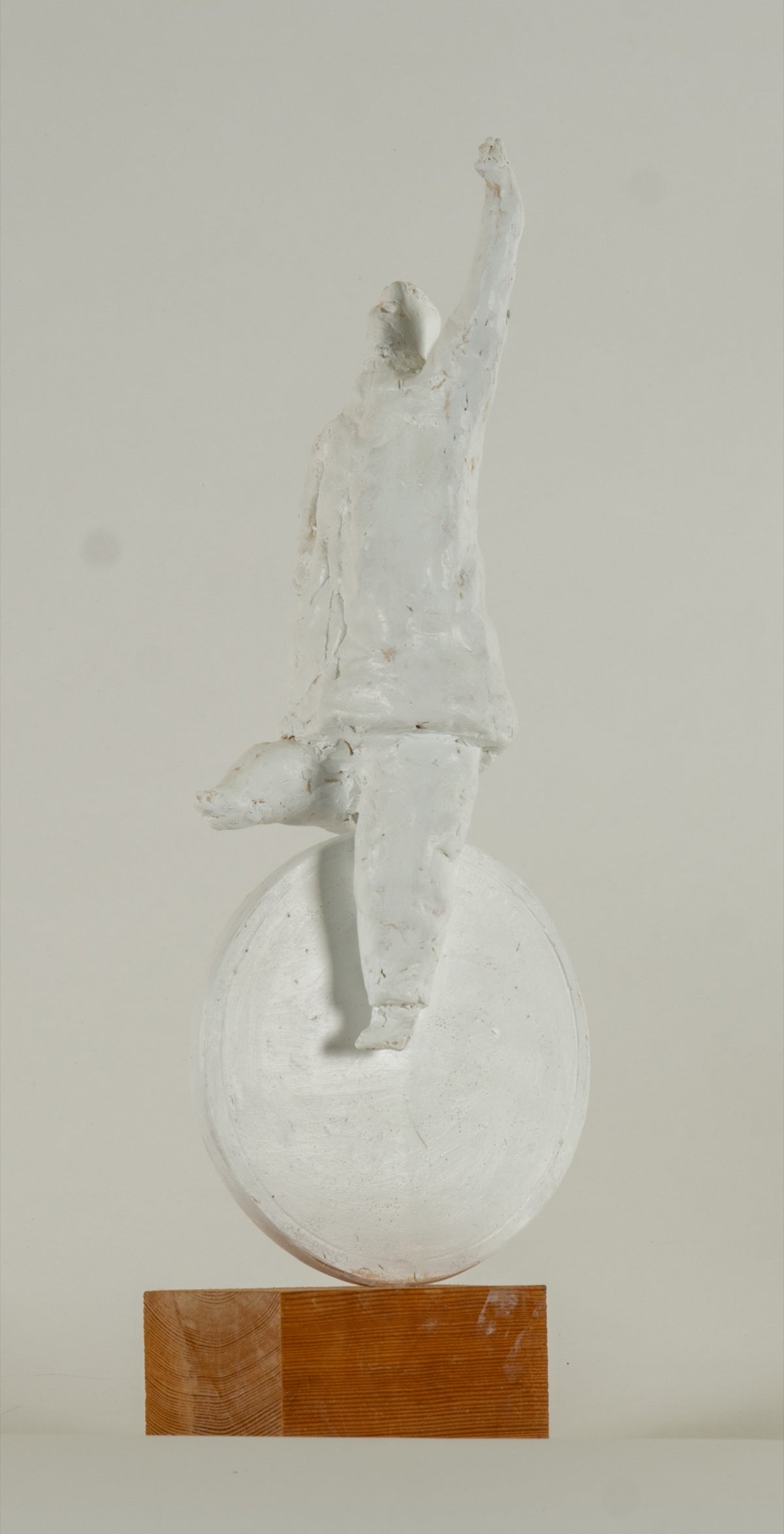 Leonard Epp, Untitled [Figure on Wheel] View 1 of 2.
