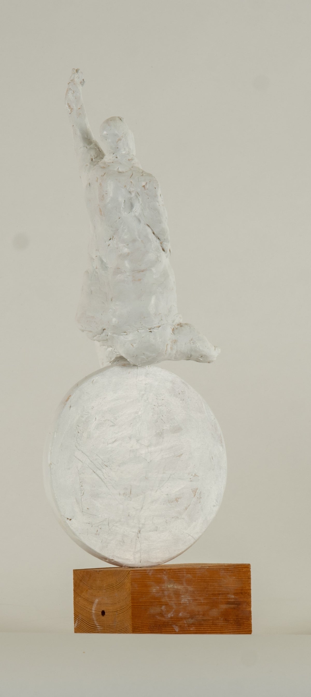 Leonard Epp, Untitled [Figure on Wheel] View 2 of 2.