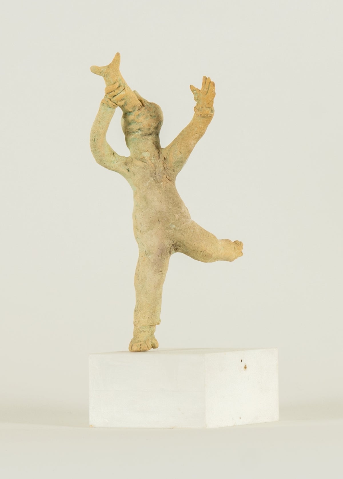 Leonard Epp, Untitled [Figure Eating Fish] View 1 of 2.