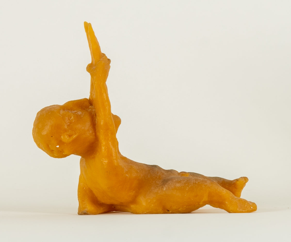 Leonard Epp, Untitled [Waxed Figure with Fish] View 2 of 2.