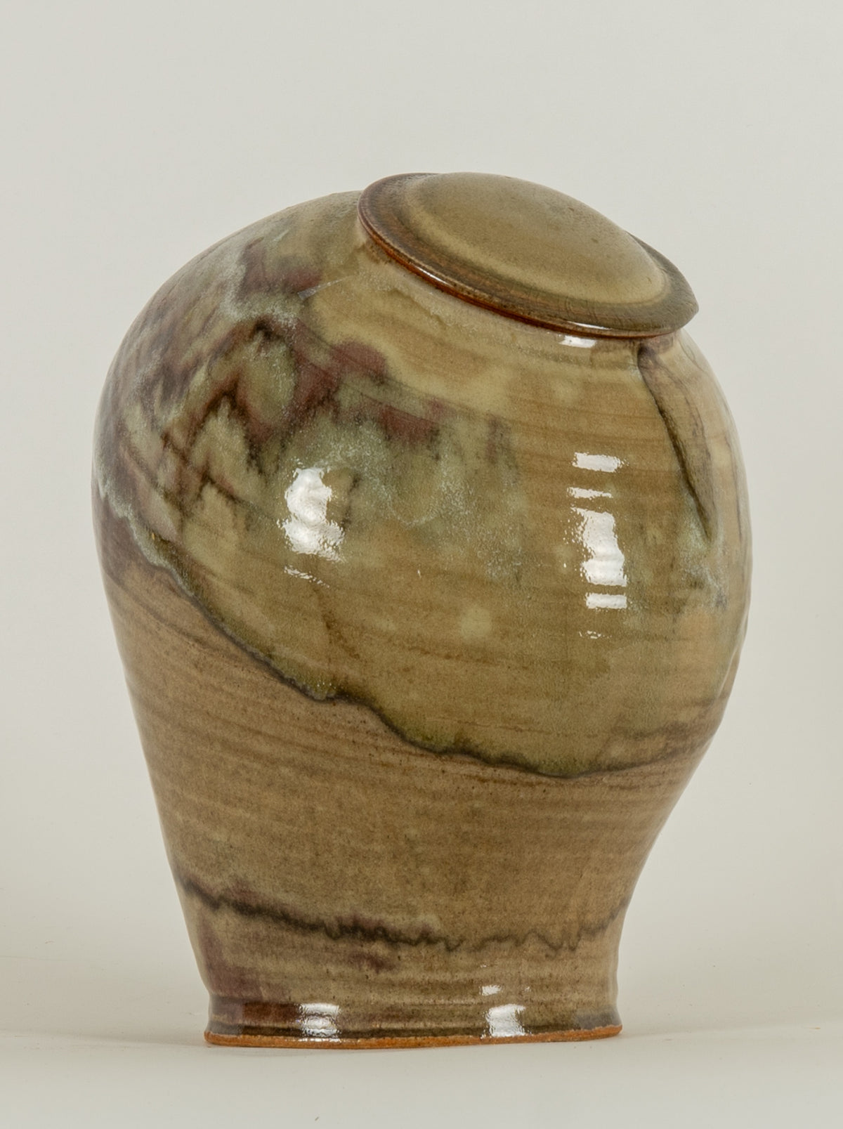 Leonard Epp, Untitled [Large Vessel w/ Lid] View 1 of 2.