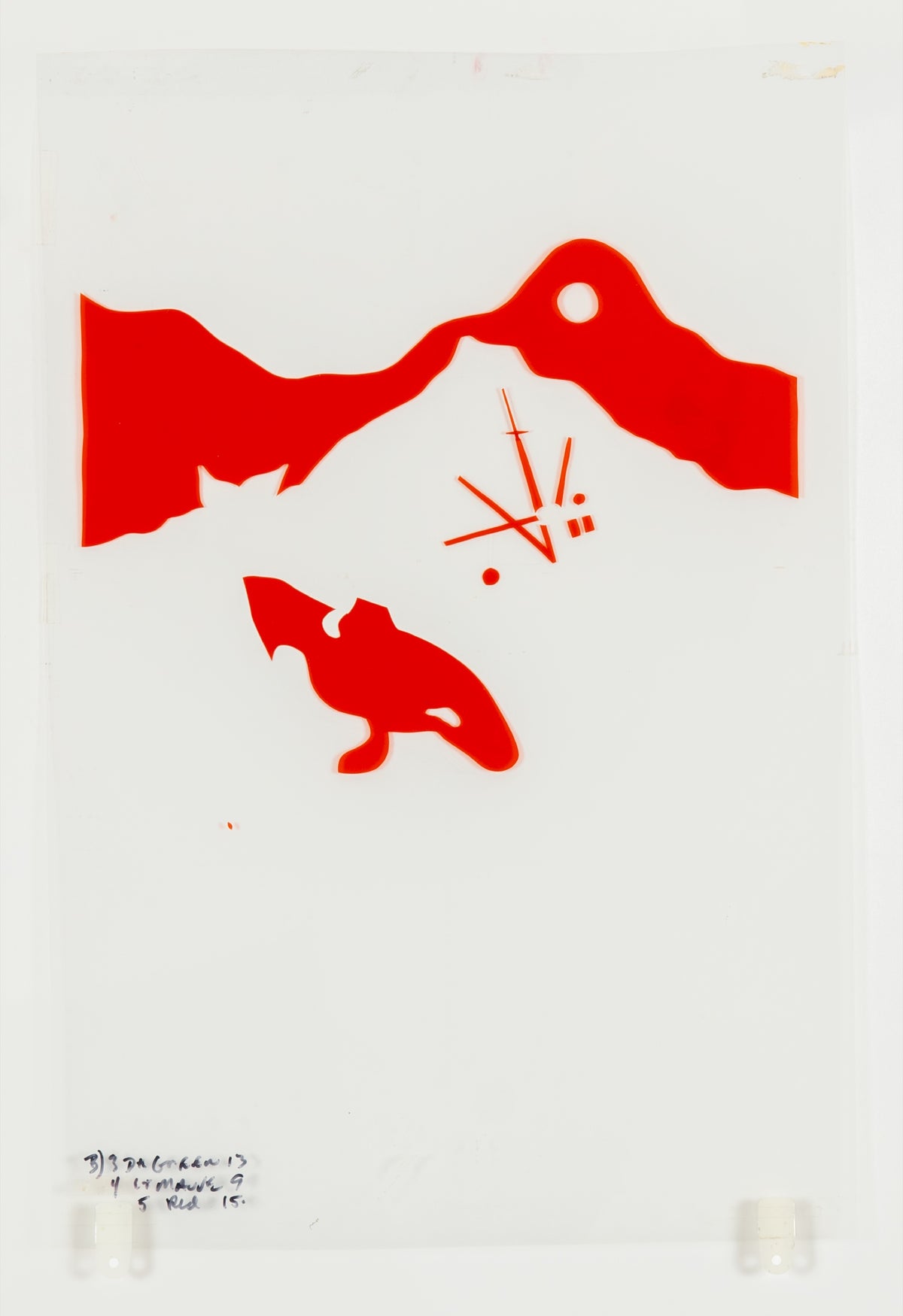 Ted Harrison, Whale Frolic - Transparency, 1994