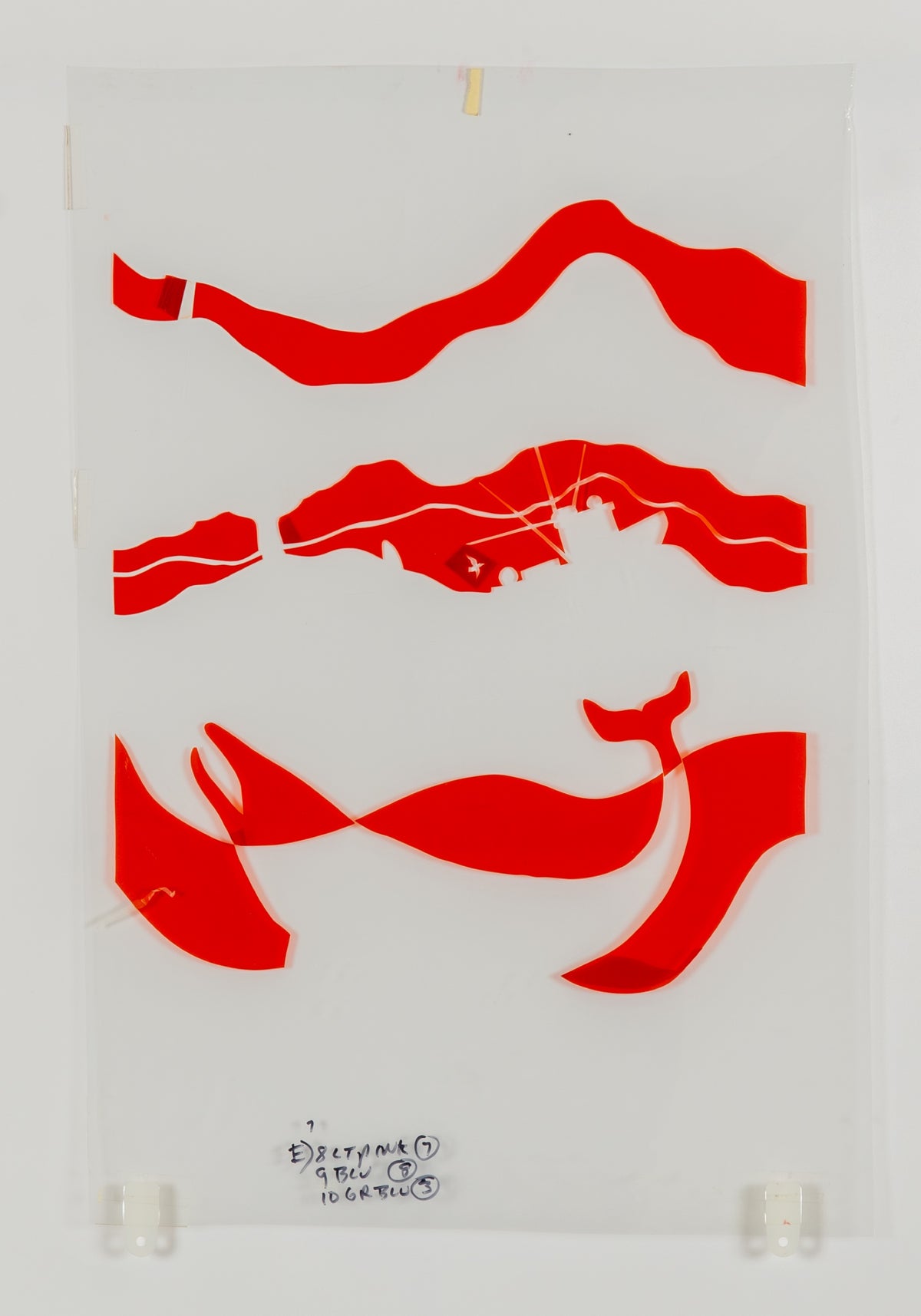 Ted Harrison, Whale Frolic - Transparency, 1994