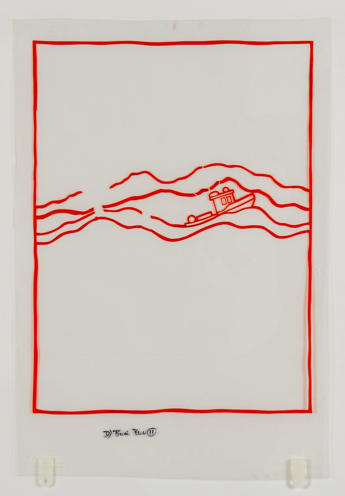 Ted Harrison, Whale Frolic - Transparency, 1994