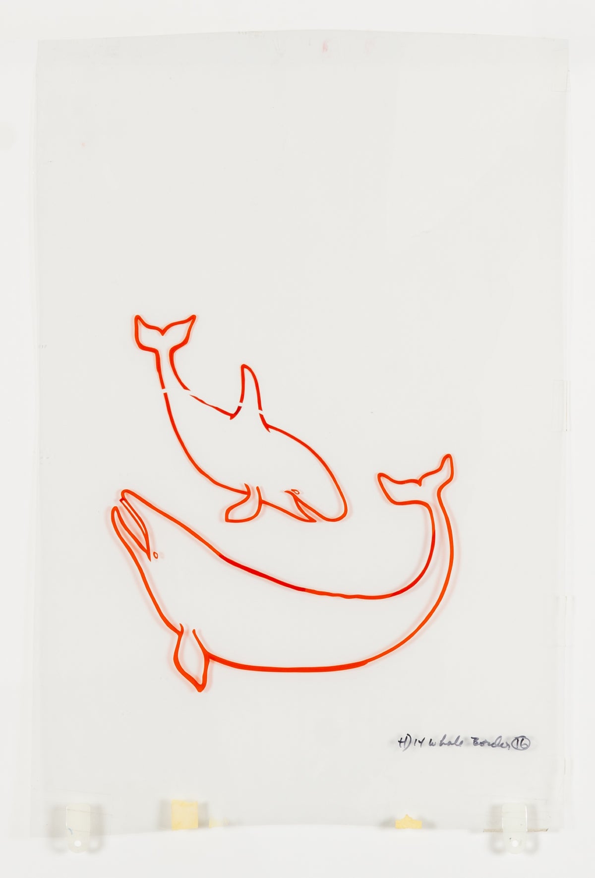Ted Harrison, Whale Frolic - Transparency, 1994