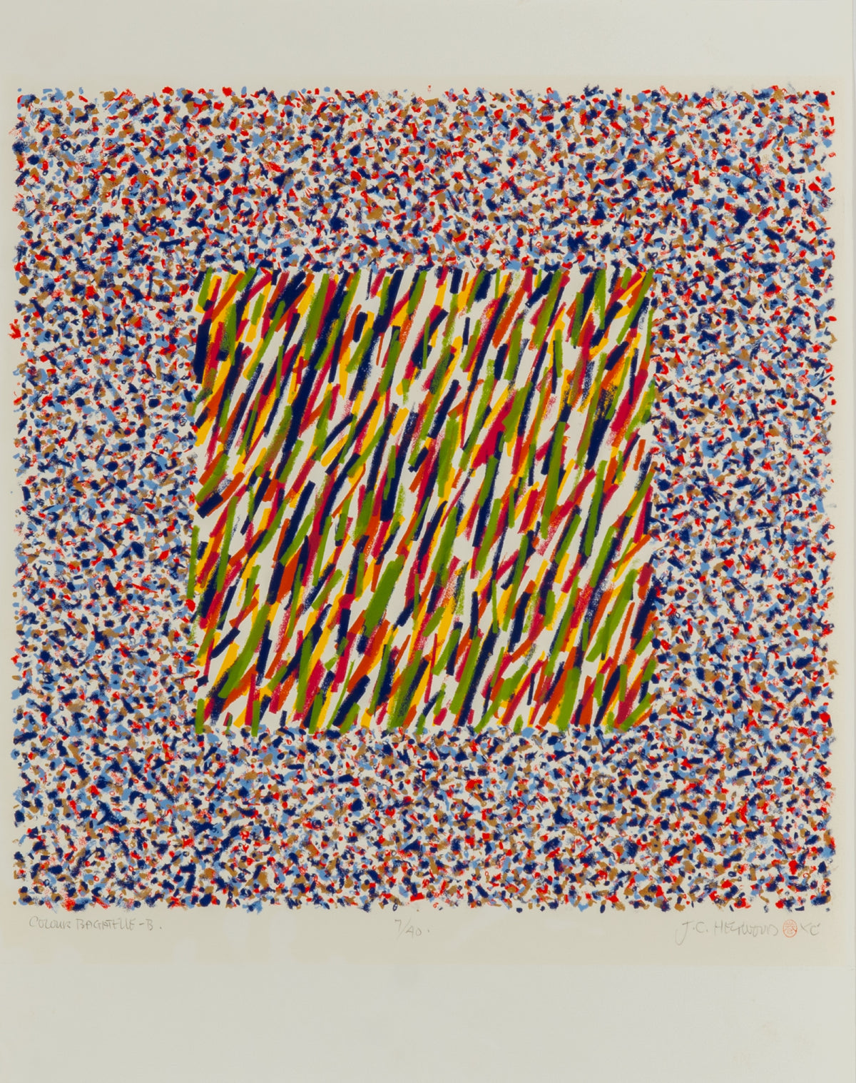 J. Carl Heywood, Coloured Bagatelle B, 1990.