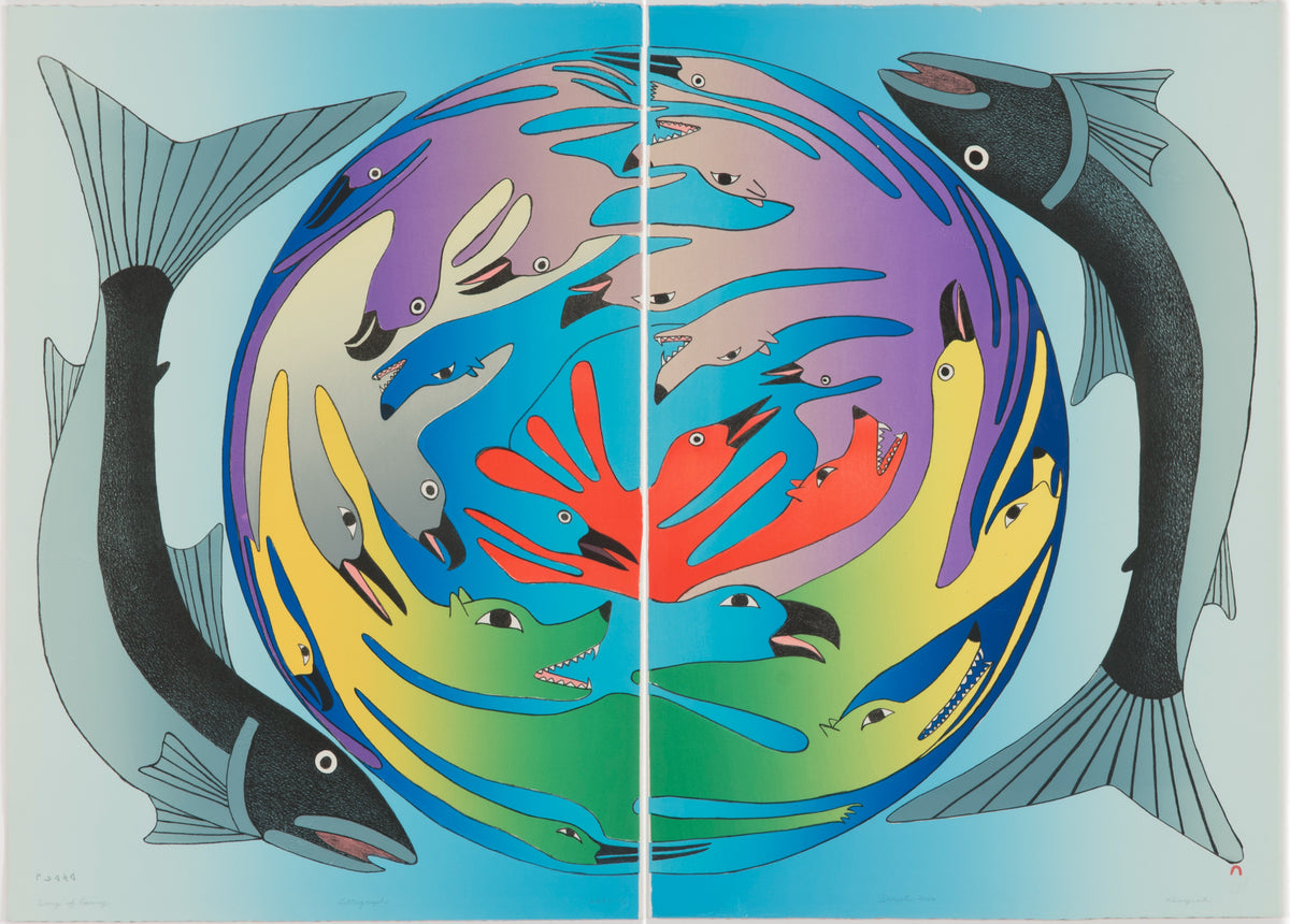 Kenojuak Ashevak, Song of Spring [A/P ii/v], 2006 View 1 of 5.