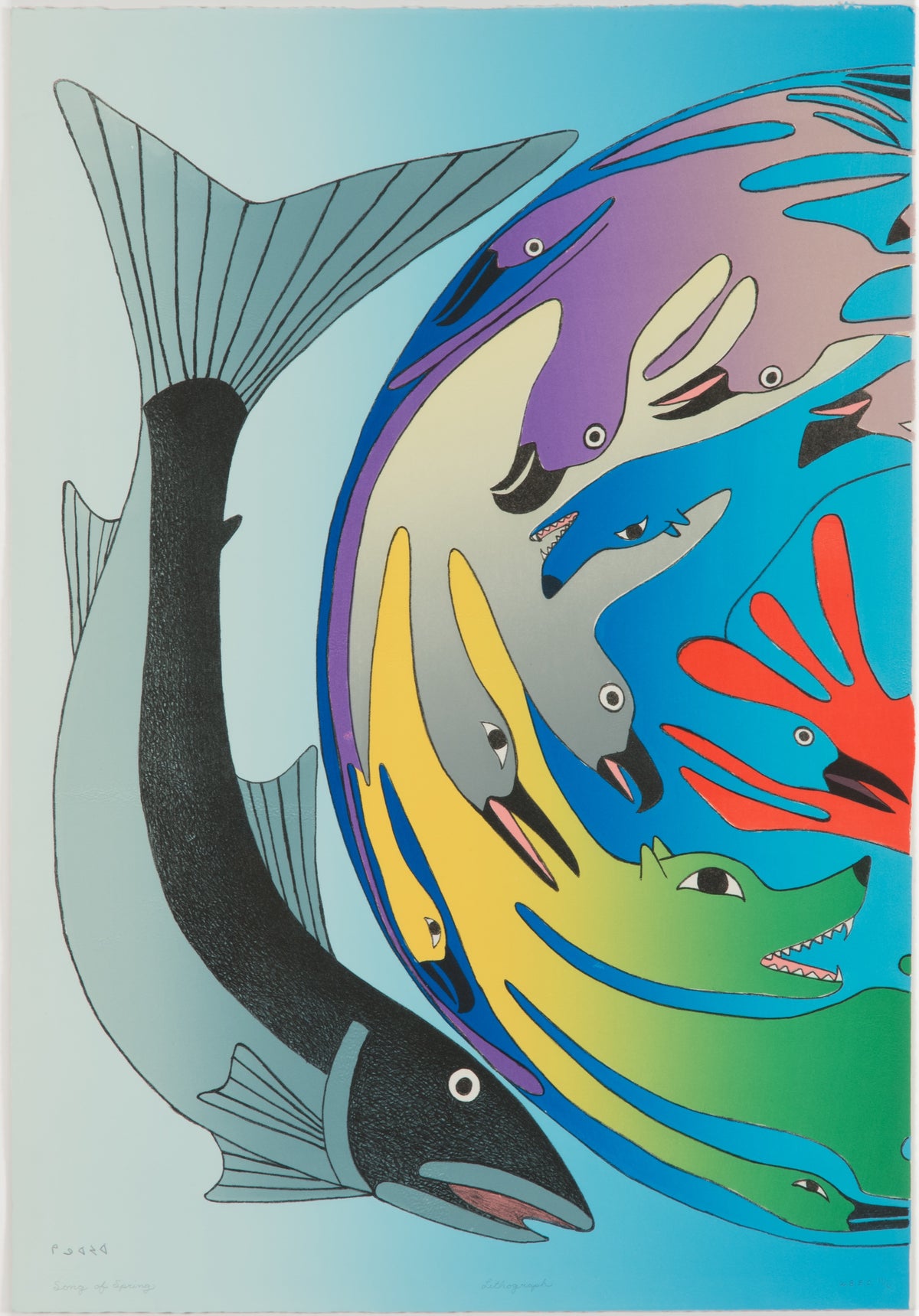 Kenojuak Ashevak, Song of Spring [A/P ii/v], 2006 View 5 of 5.