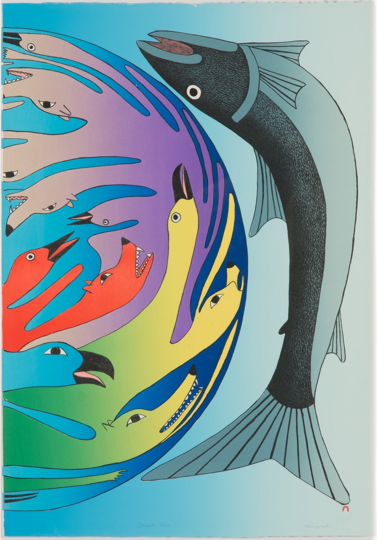 Kenojuak Ashevak, Song of Spring [A/P ii/v], 2006 View 3 of 5.