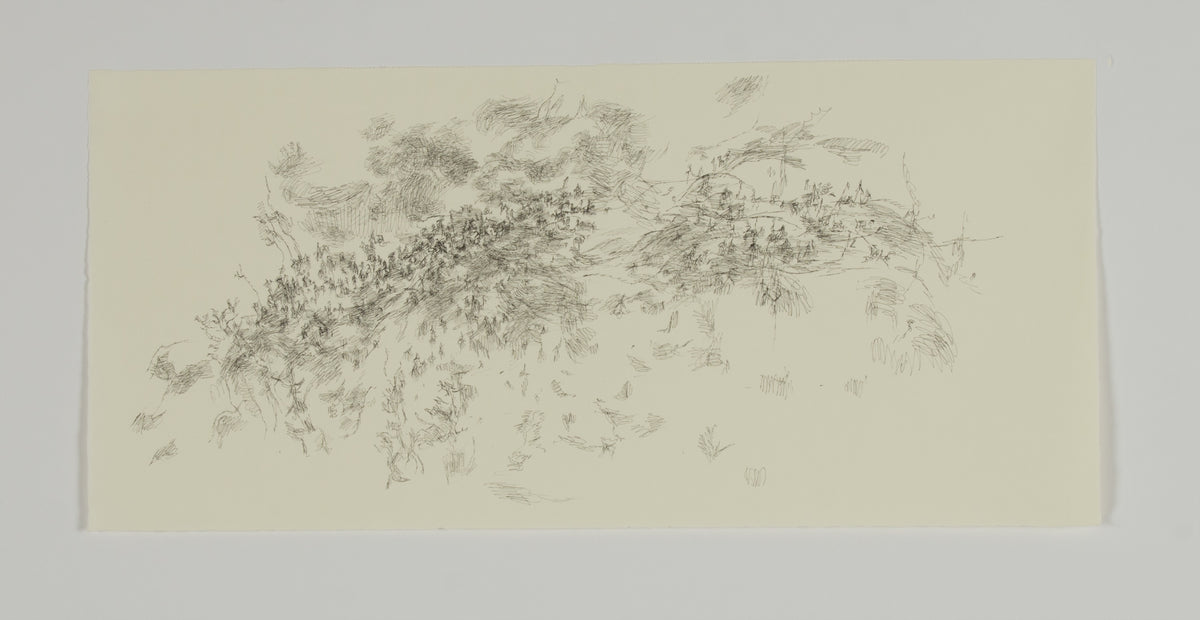 Ann Kipling, Untitled (Landscape), 2017. Drawing made November 18, 2017.