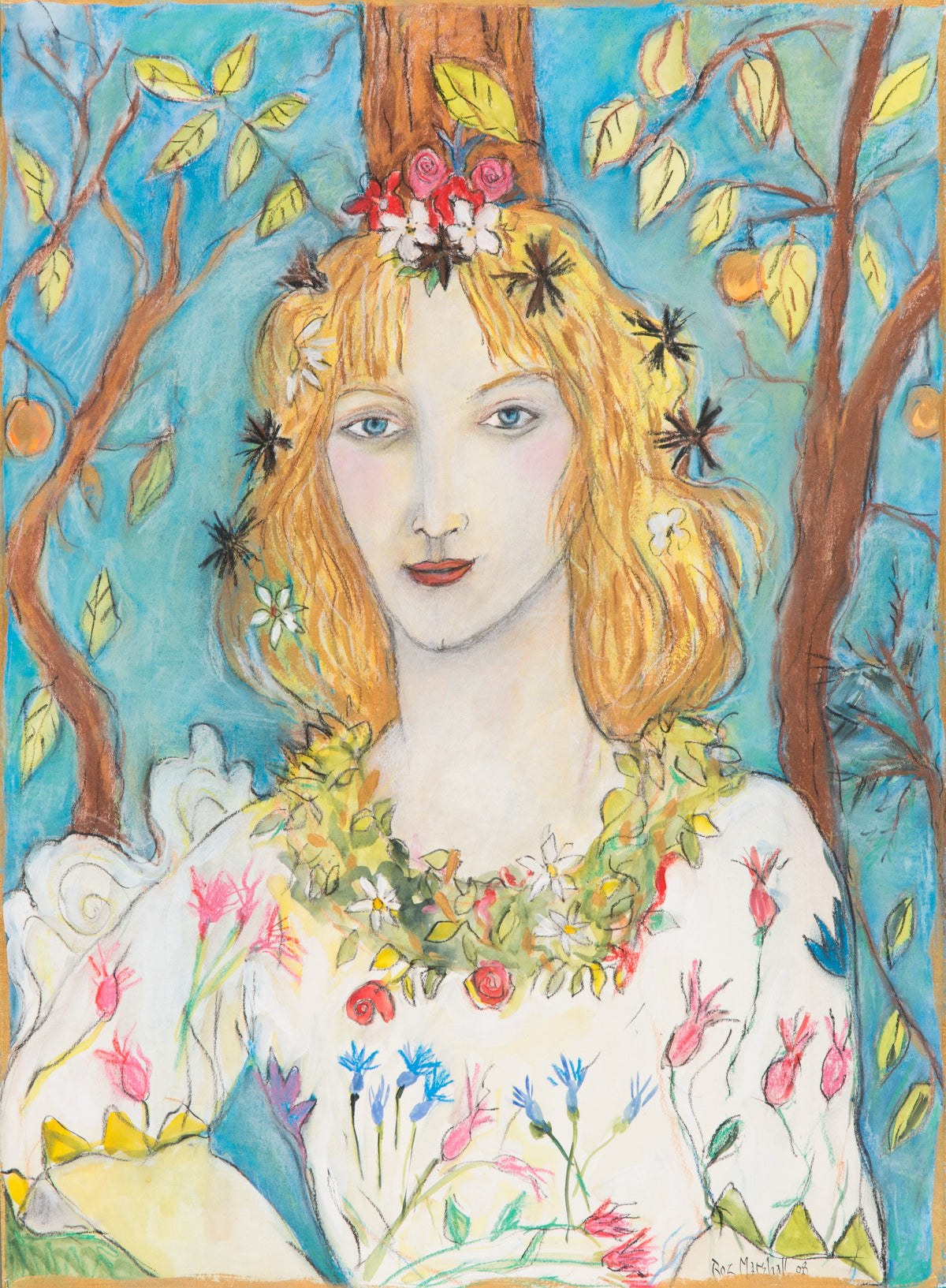 Roz Marshall, Flora in Paradise (After Botticelli), 2008