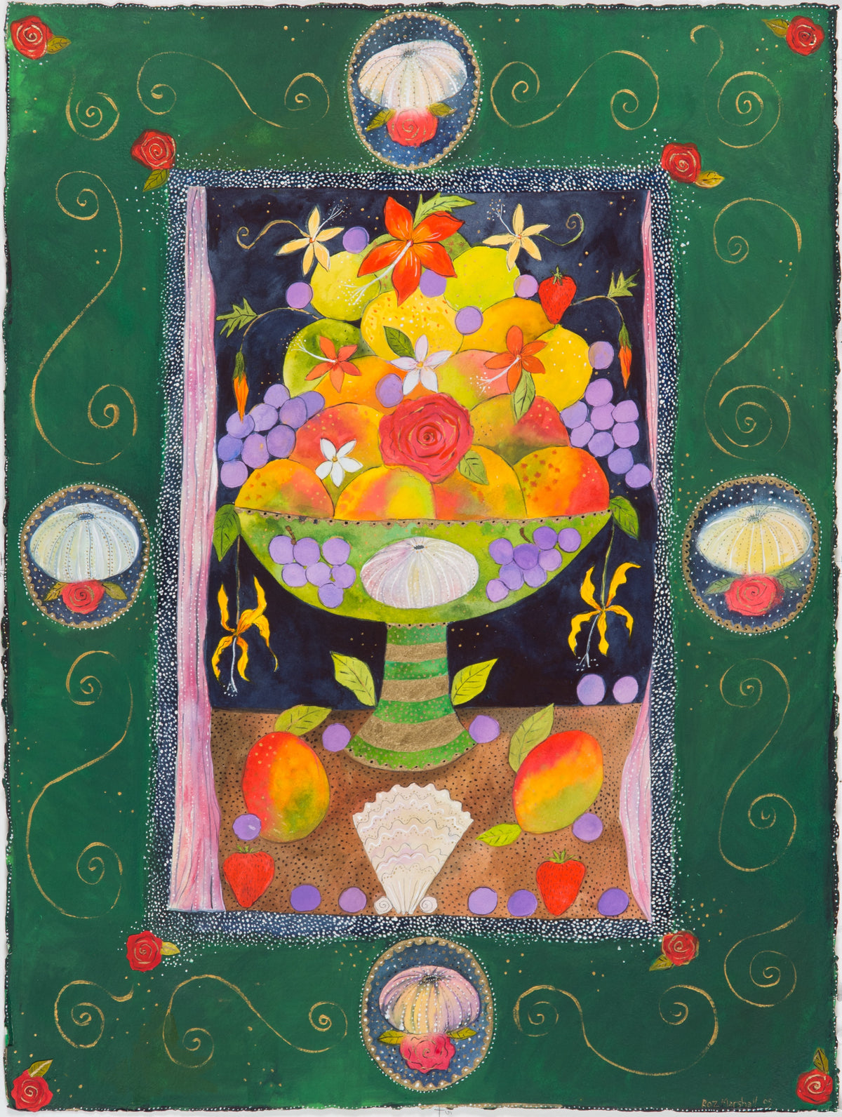 Roz Marshall, Sea Urchins and Shells, 2009