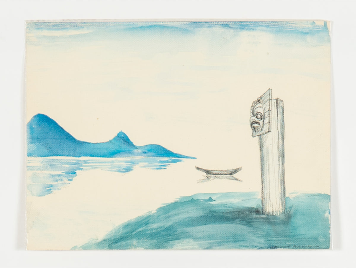 Pat McGuire, Canoe - Haida, circa 1969