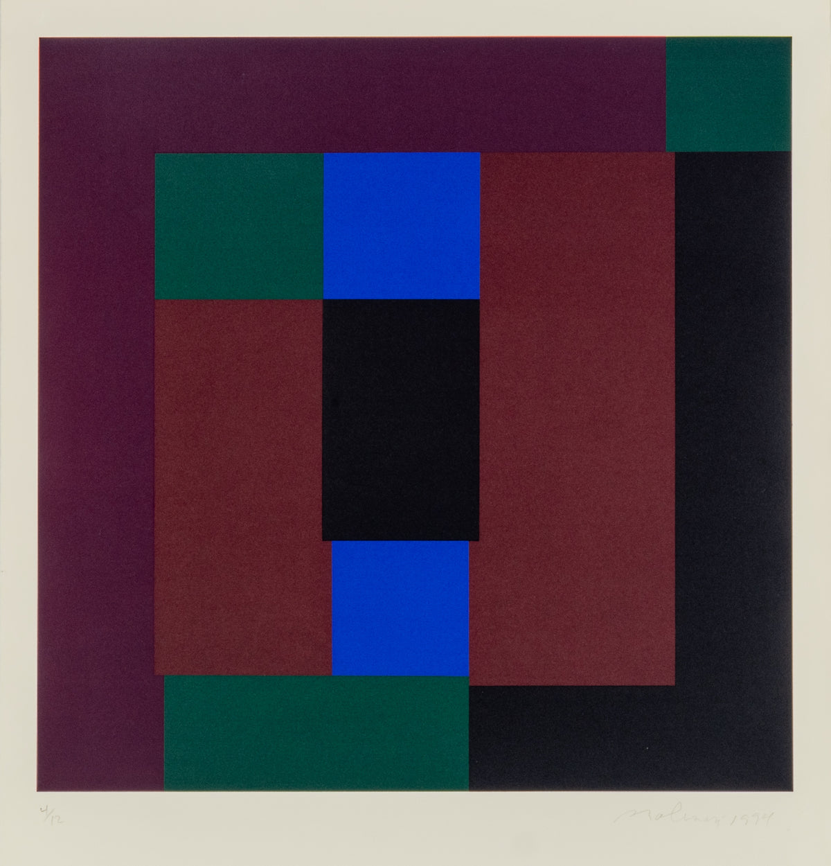 Guido Molinari, Structure, 1994