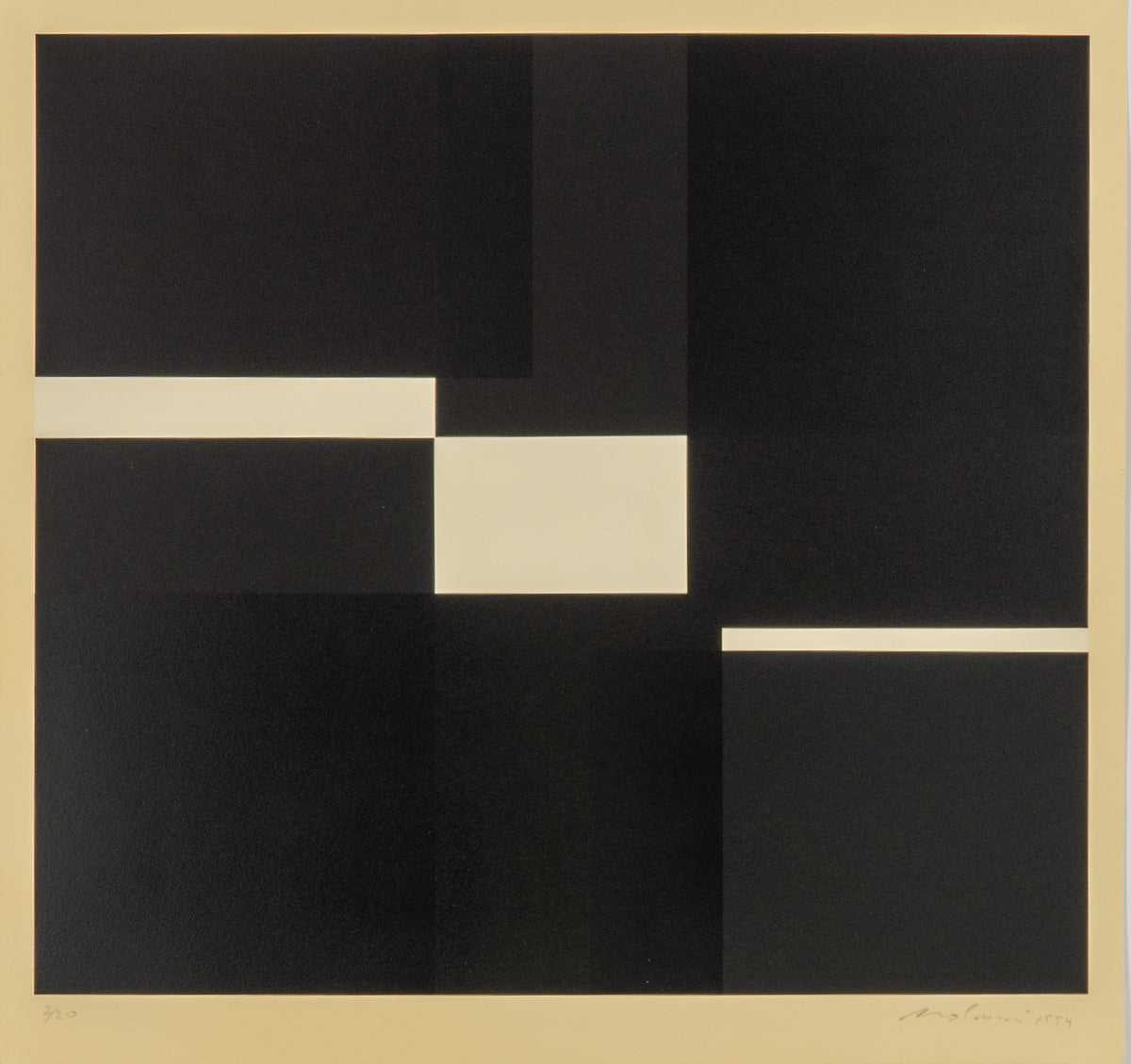 Guido Molinari, Untitled, 1995
